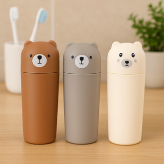 Porta Escovas De Dente Infantil e Adulto lindo em Oferta na Shopee