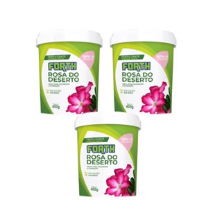 03 Fertilizante Adubo Rosa do Deserto 400g - Forth em Oferta na Shopee