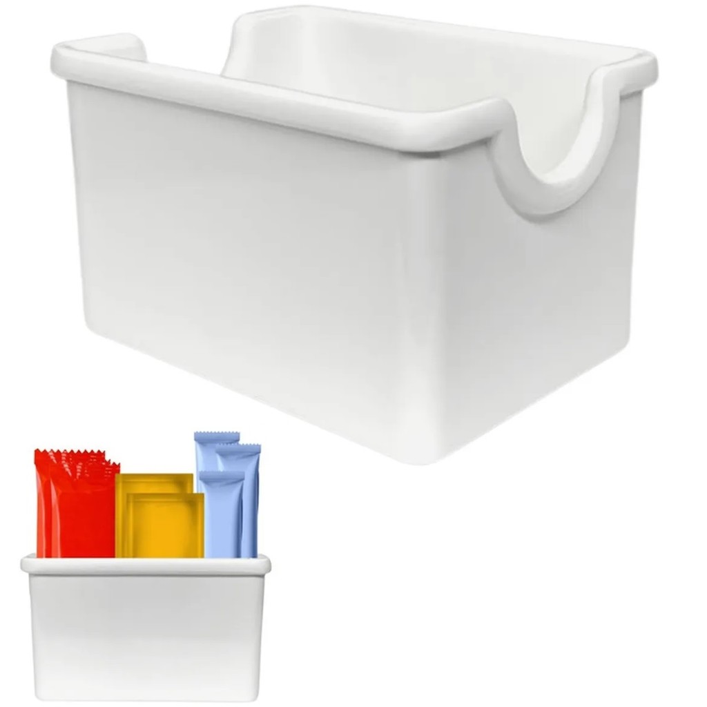 Kit 12 Porta Guardanapo Sache Ketchup Melamina