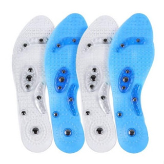 Kit Com 2 Pares Palmilha Magnetica Pontos Acupuntura Ortopedica Ativa Circulação Alívio Dores Cansaço Pés -BUSCABUSCABR em Oferta na Shopee