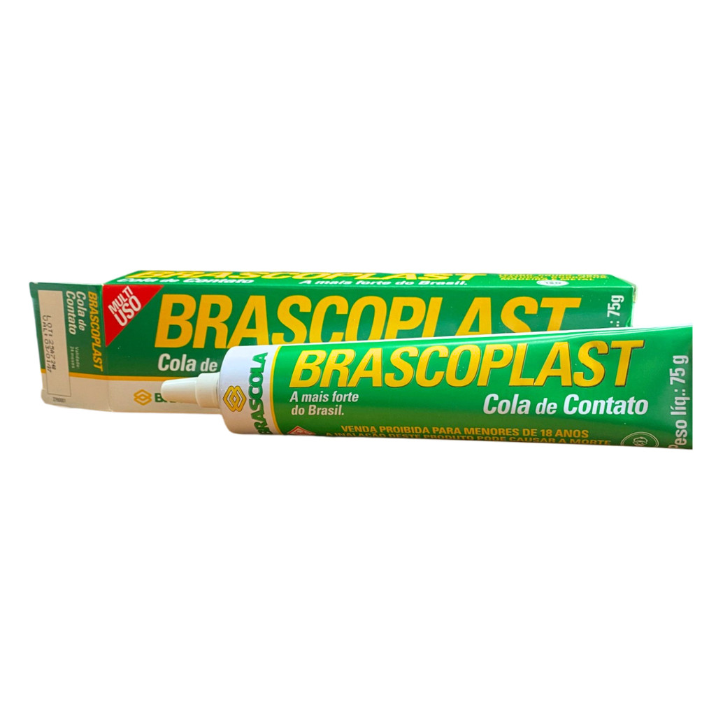 Bisnaga de Cola de Contato Sapateiro Brascola 75g em Oferta na Shopee