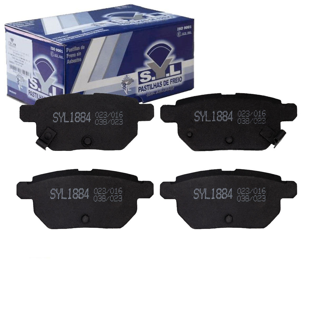 Pastilha De Freio Traseiro - 530 Talent 1.5 16V 2015 A 2018 / Corolla Xrs 2.0 16V 2012 A 2015 / Prius 1.8 Hybrid 2013