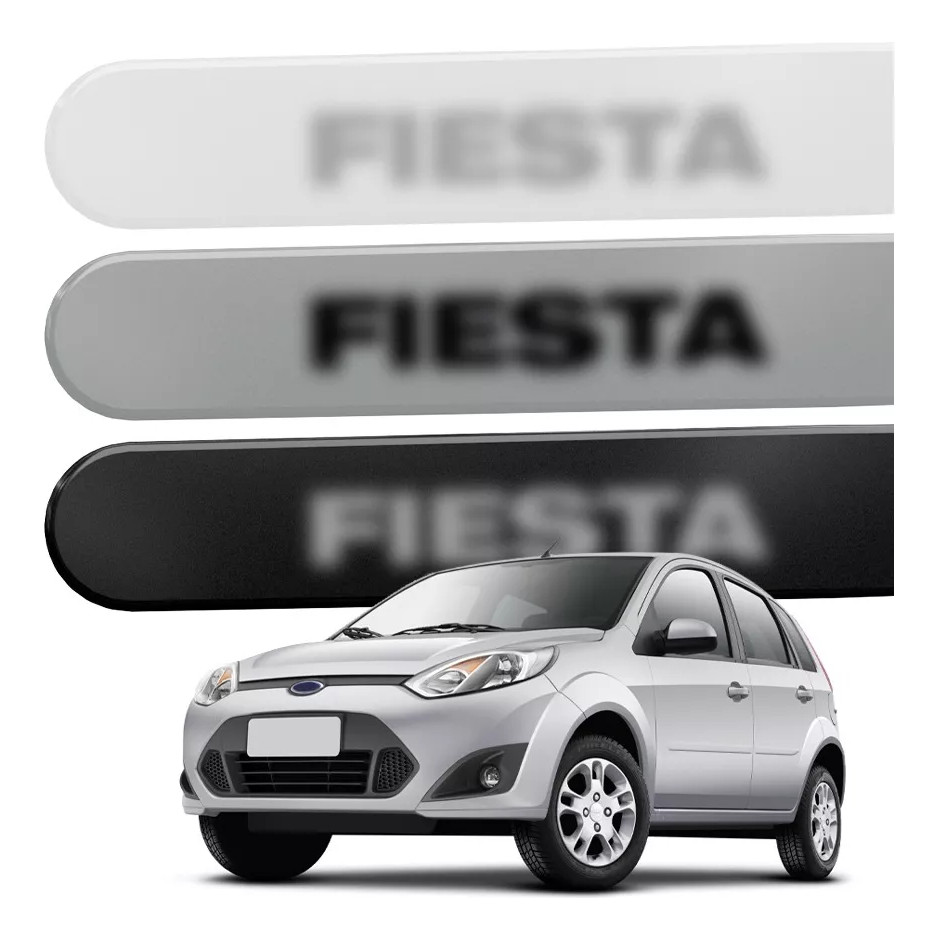Friso Lateral Fiesta Hatch Sedan 2010 2011 2012 2013 2014
