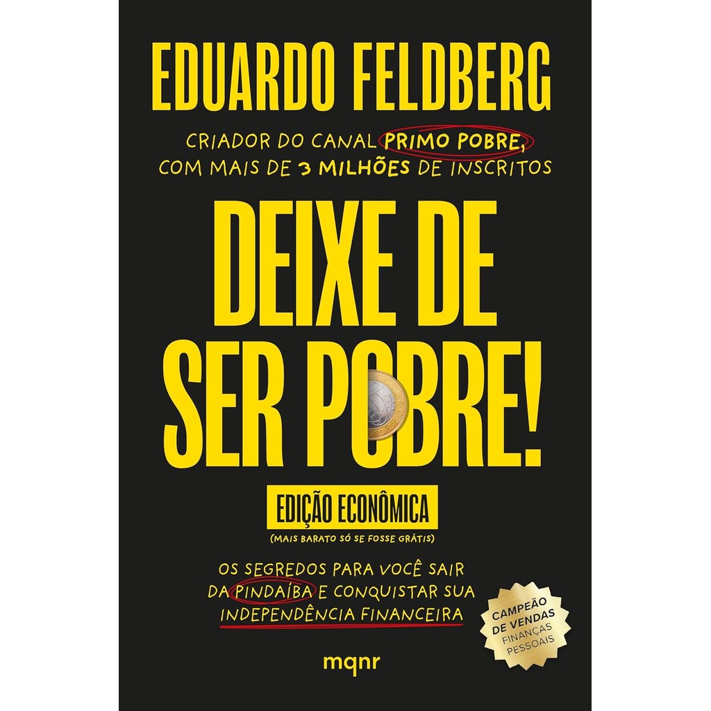 Deixe de Ser Pobre | Eduardo Feldberg em Oferta na Shopee