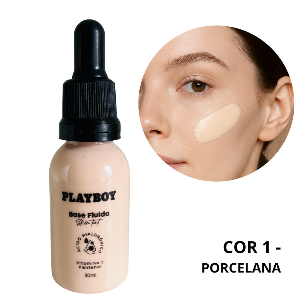 Base Fluída Cobertura Media a Alta, Soft Tint Oil-Free Acabamento Natural - Playboy — imagem 2 de 2