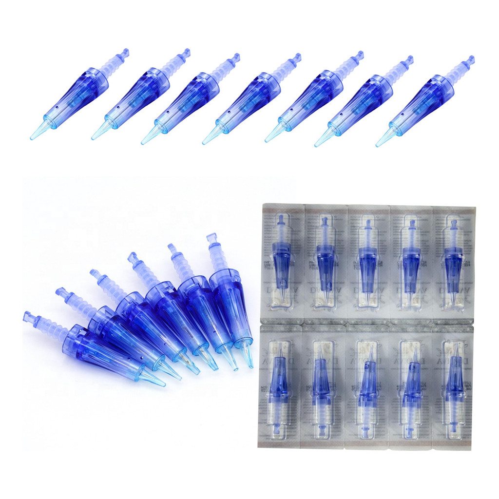 Kit 20 Cartuchos Dermapen Anvisa para Microagulhamento para Caneta Dermapen Agulha Dermapen Uso Profissional 20 Unidades