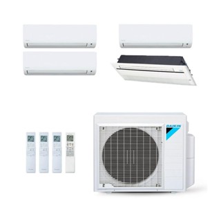 Ar-Condicionado Multi Split Inverter Daikin 28.000 (3x Evap HW 9.000 + 1x Evap Cassete 1 Via 18.000) Quente/Frio 220V em Oferta na Shopee