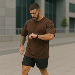 Camiseta Oversized Masculina Camisa Lisa Corrida Crossfit Moda Fitness Long Line 100% Algodão BT