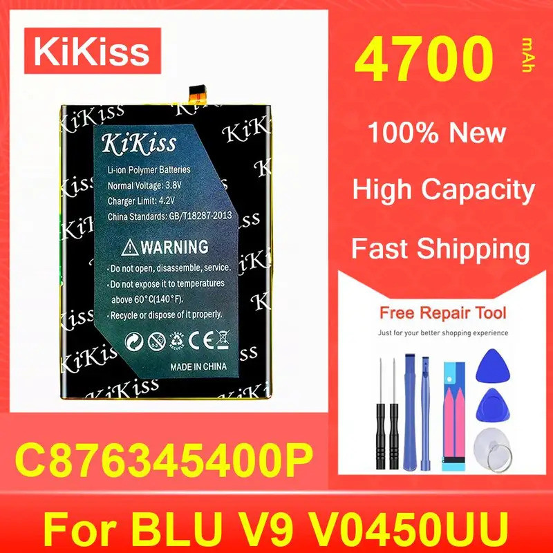 Bateria C Para Celular De Polímero De Íon-Lítio876345400p BLU V9 V0450UU