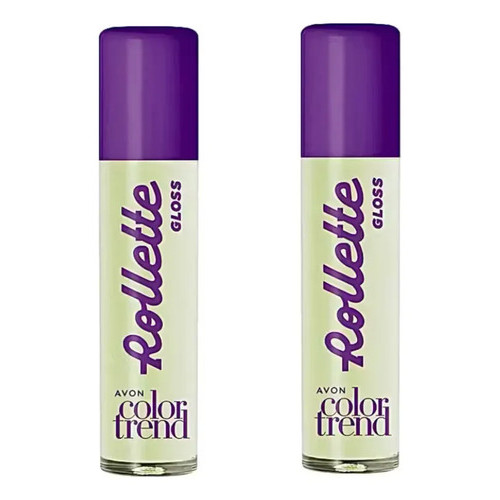 Kit Avon gloss rollette s/brilho com 2 un menta queridinha