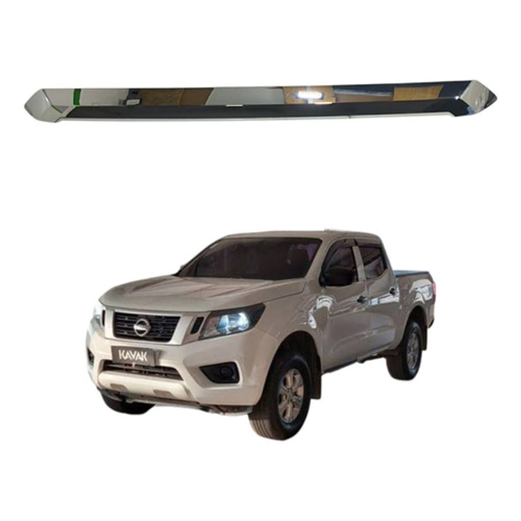 Friso Moldura Grade Capo Nissan Frontier 2021 Cromado Cinza 1