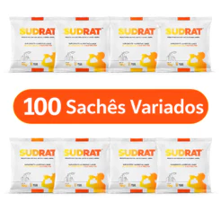 Kit 100 Sudrat 10g SABORES VARIADOS Repositor Isotônico
