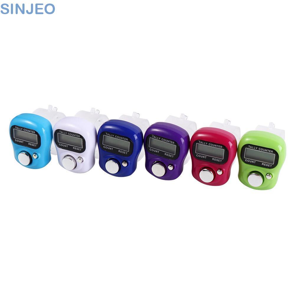Contador De Linha De Tricô SINJEO , Contagem De Anel De Dedo Digital Portátil , Eletrônico