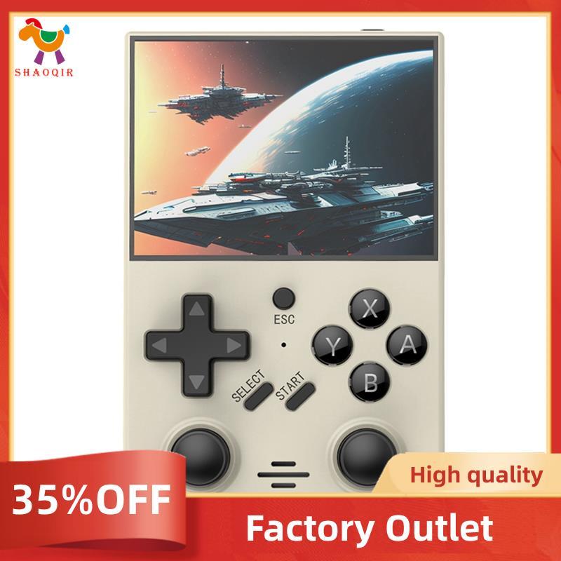 R35Plus Retro Console De Videogame 128G 20.000 + Jogos 3.5in Tela IPS Portátil Sistema Linux Para PS1 D