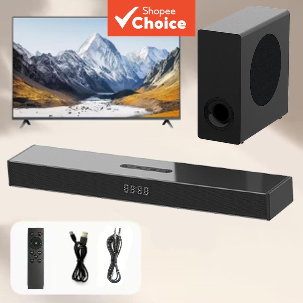 Barra de Som e Subwoofer de 100 W para Home Theater, Sistema de Áudio Surround com HDMI ARC e Bluetooth para TVs