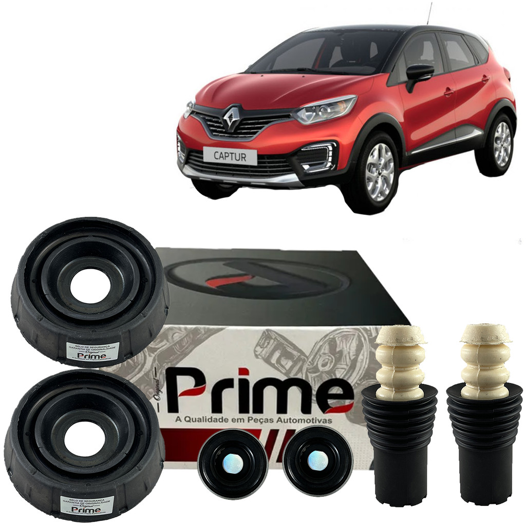 Kit Par Coxim do Amortecedor Batente e Coifa Renault Captur logan Sandero Captur 2007 2008 á 2023