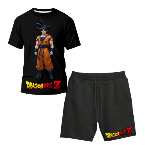 Conjunto Infantil Dragon Ball Z – Camiseta 100% Algodão + Short Moletom | Conforto e Estilo