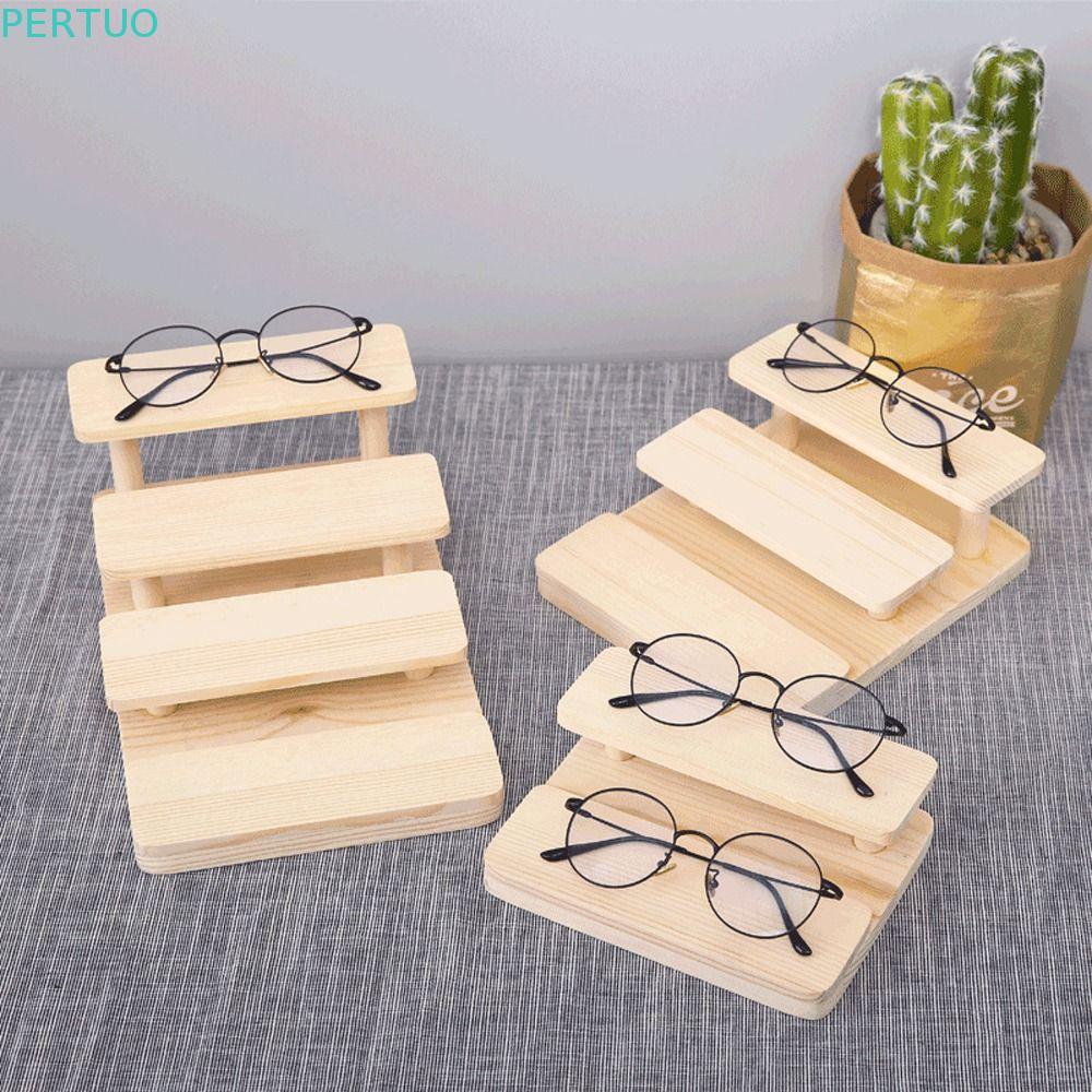 PERTUO Óculos Display Rack Semicírculo Para Mulheres Elegante Retro De Sol Bandeja Caso Suporte