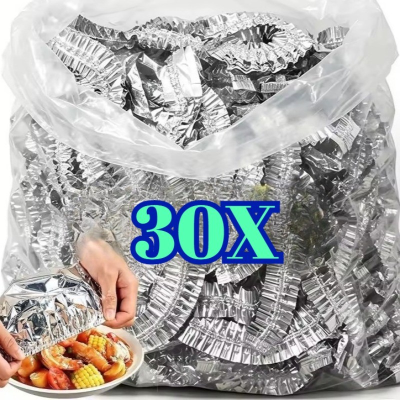 Capa De Filme De Folha De Alumínio Para Alimentos-Aderente Elástico Saran Wrap-Filmes De Isolamento Térmico-Capas De Arm