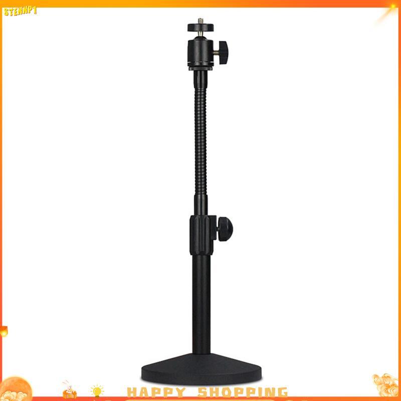Suporte Para Webcam De Mesa De Metal Ajustável , Tripé Com Base De Montagem Resistente
