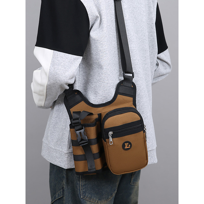 Novo saco do mensageiro de um ombro masculino High-End saco de lazer saco do telefone móvel esportes ao ar livre viagem 