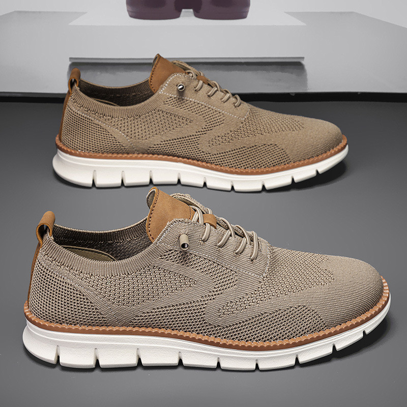 Sapatos Respiráveis Tecidos Voadores Amazon British Trendy Lok Fu