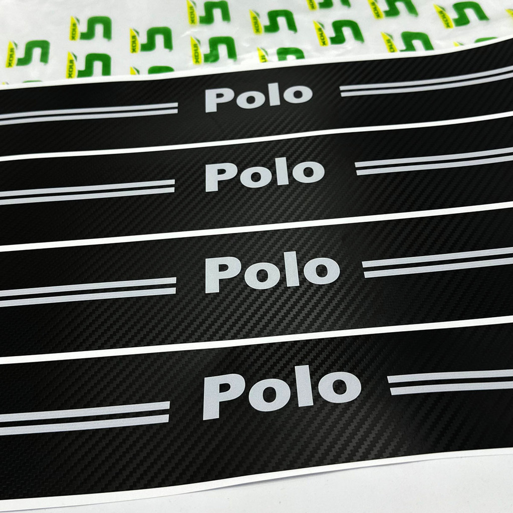 Detalhes do Kit Soleira de Porta Para Polo Fibra de Carbono Protetora