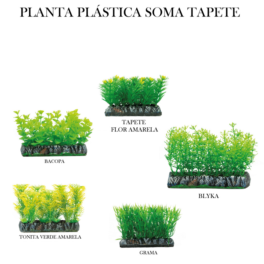 PLANTA PLASTICA SOMA TAPETE BACOPA 10CM