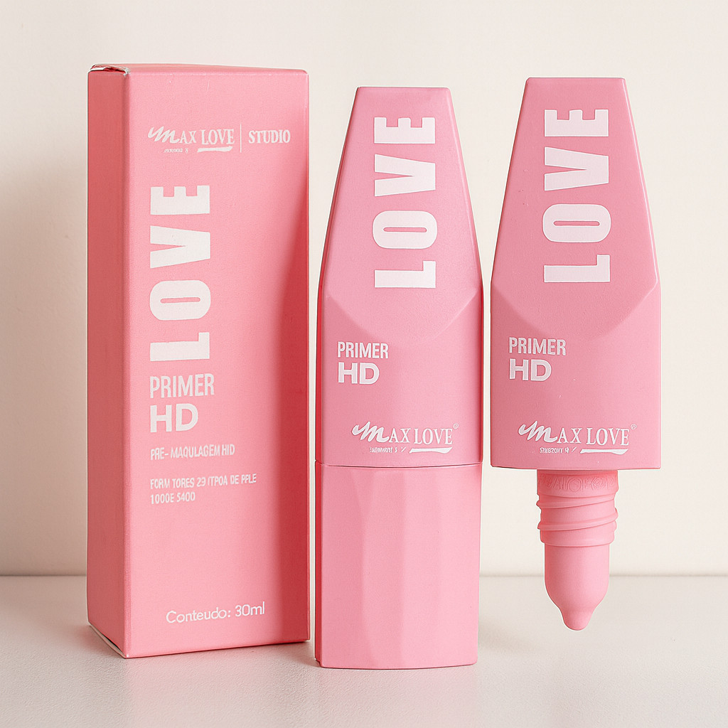 Primer HD pré-maquiagem facial - Max Love