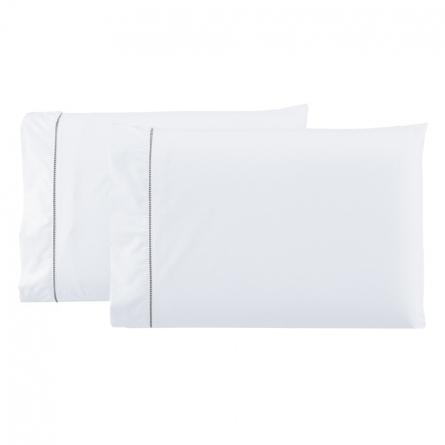 Par de Fronhas Percal Premium 400 Fios Ponto Palito em Oferta na Shopee