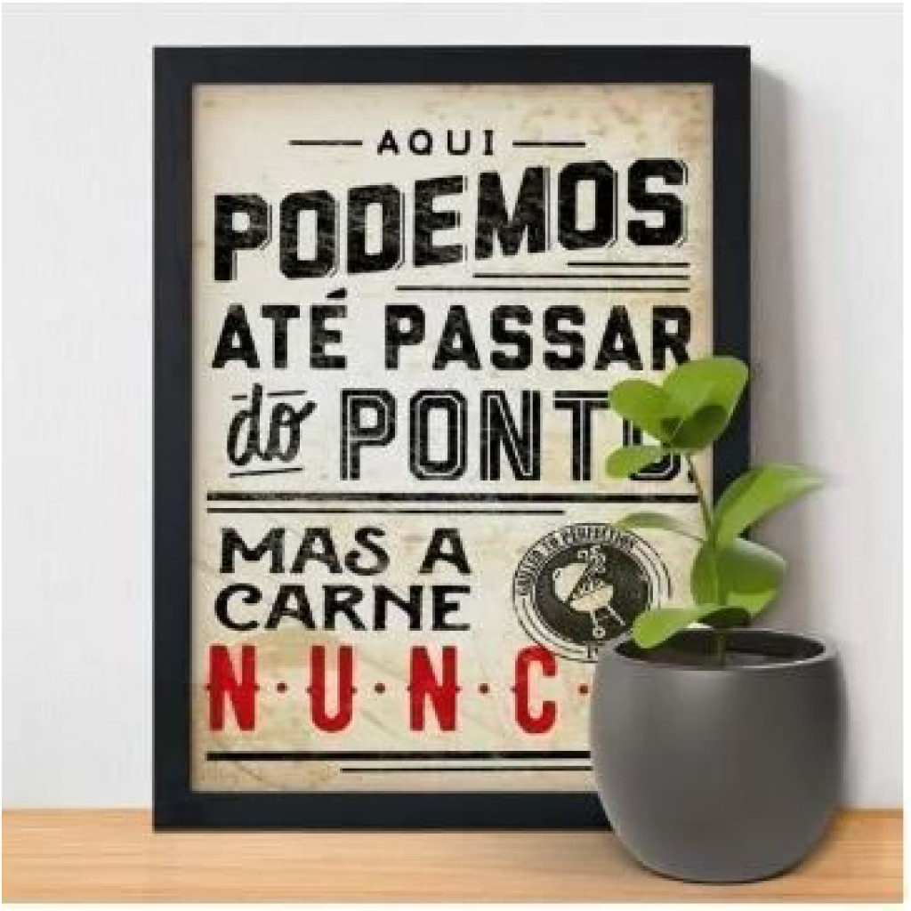 QUADRO PASSAR DO PONTO 35X47CM   IDEIAS1761 37287