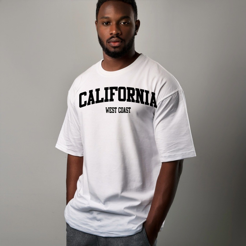 Camisa Camiseta Oversized  California streetwear masculina