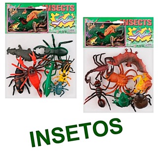 KIT DE ANIMAIS E INSETOS - 1 KIT 2 MODELOS - 2314 em Oferta na Shopee