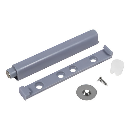 3 Pistão Fecho Toque Tip-on Sobrepor Magnetico Cinza Pulsado