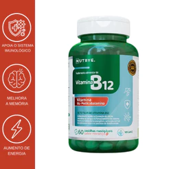 Vitamina Metilcobalamina B12 - 60 Cápsulas