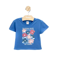 Blusa Menina Malha Flores - Brandili