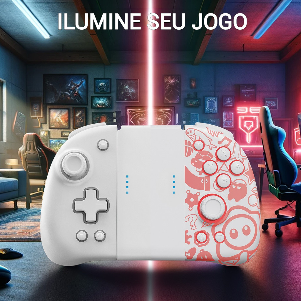 Controle Rgb Funlab Com Hall Effect Para Nintendo Switch/pc — imagem 2 de 2