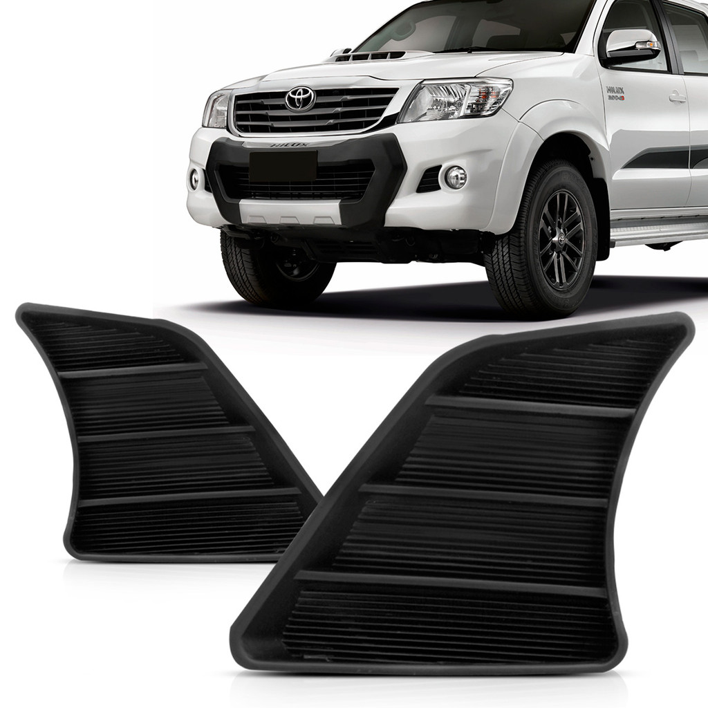 Moldura Grade Tela Parachoque Dianteiro Hilux 2012 2013 2014 2015 Triangular em Oferta na Shopee