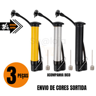 Bomba De Ar Vertical Encher Pneu Bike Bicicleta Boia Balão 25cm Pequena BomBinha em Oferta na Shopee