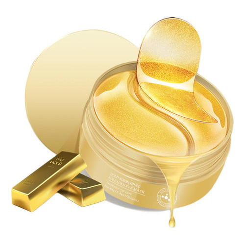 Máscara De Olhos Hidratante Com Colágeno Dourado 60pcs em Oferta na Shopee