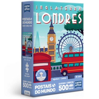 QUEBRA CABEÇA NANO INGLATERRA LONDRES POSTAIS DO MUNDO 500 PEÇAS PEQUENAS TOYSTER PUZZLE REINO UNIDO em Oferta na Shopee