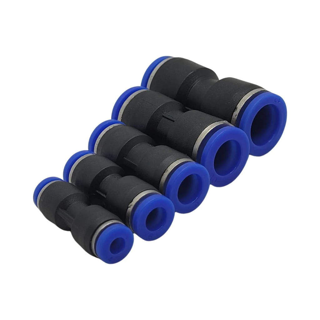 União emenda reta pu 6, 8, 10 e 12mm - 2 de cada um
