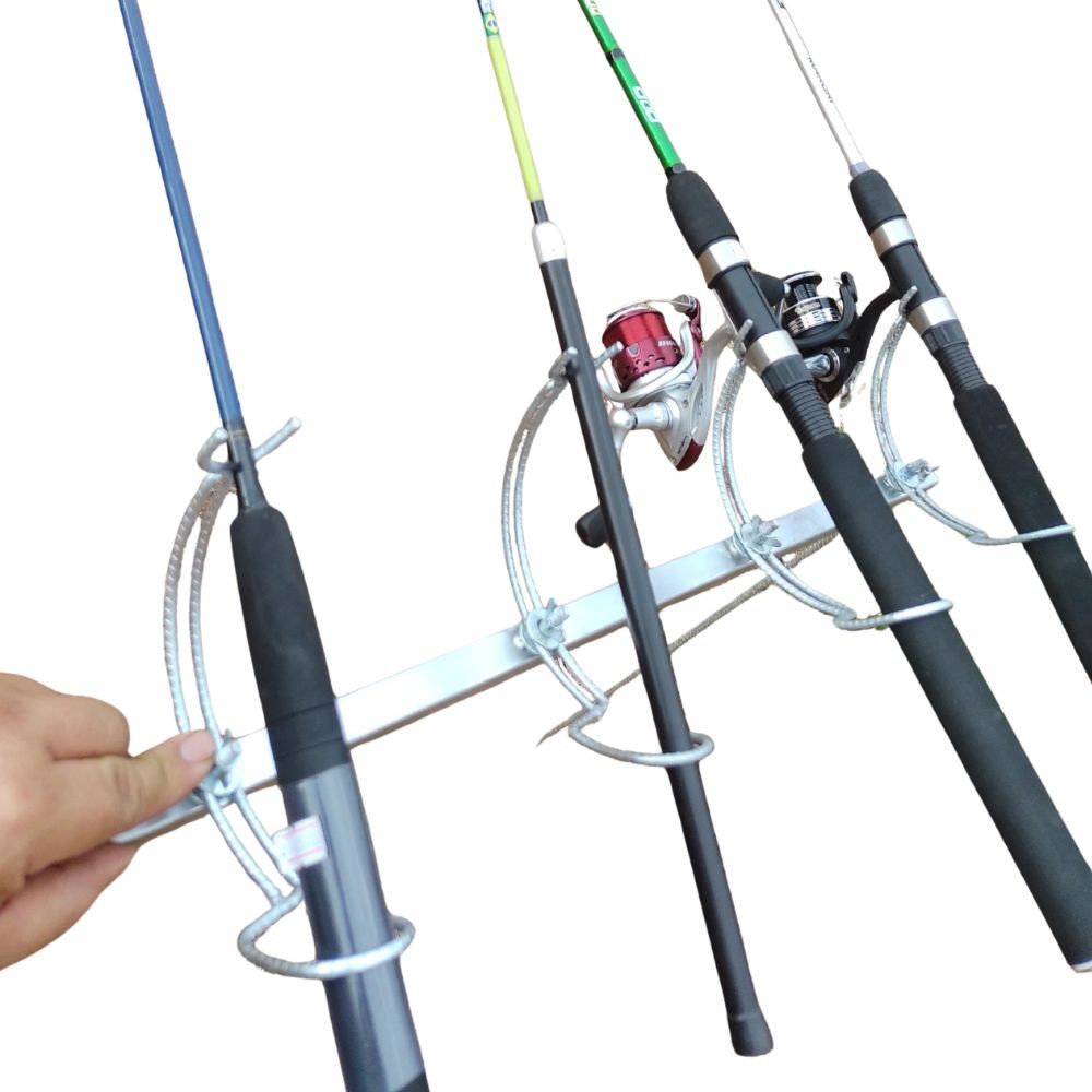 Suporte de Vara Para Pesca de Barranco Para 4 Varas