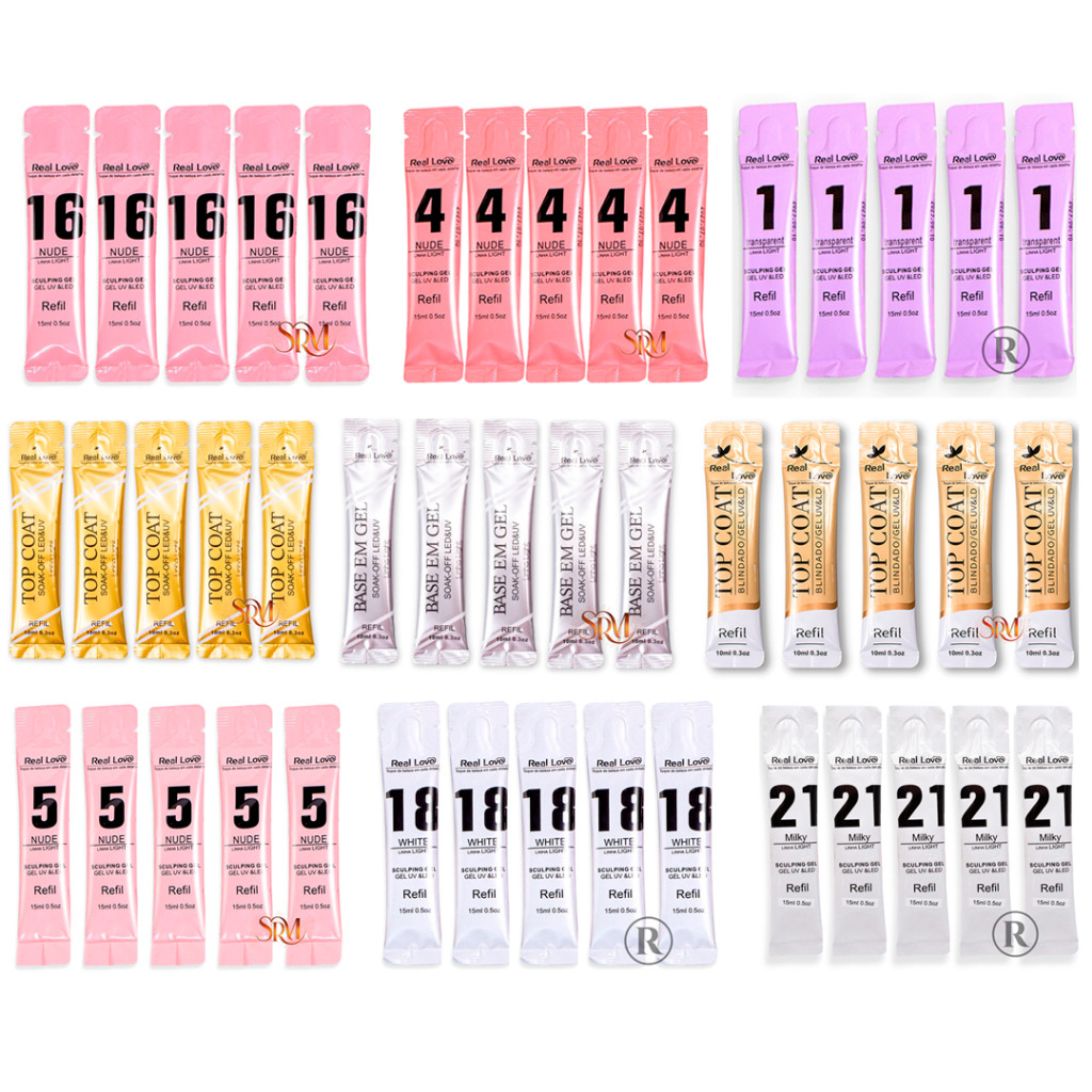 Sachê Refil Gel Real Love 15ml