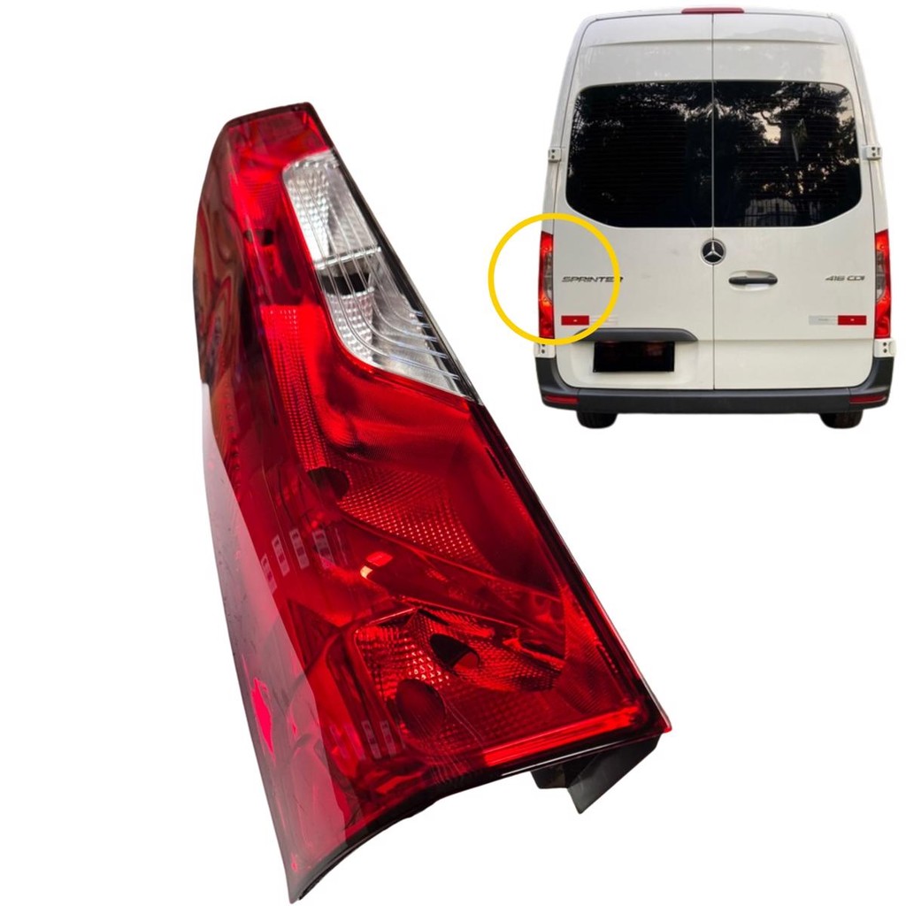 LANTERNA TRASEIRA LE SEM LED PARA SPRINTER 2020 A 2021 em Oferta na Shopee