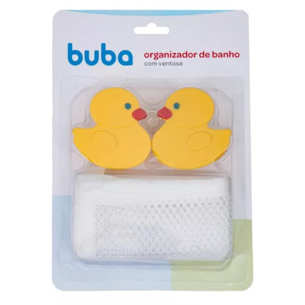 Organizador de Brinquedos de Banho com Ventosa - Pintinho Amarelo