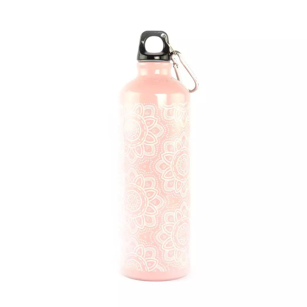 Garrafa Squeeze Le Mandala Alumínio com Mosquetão 750ml em Oferta na Shopee