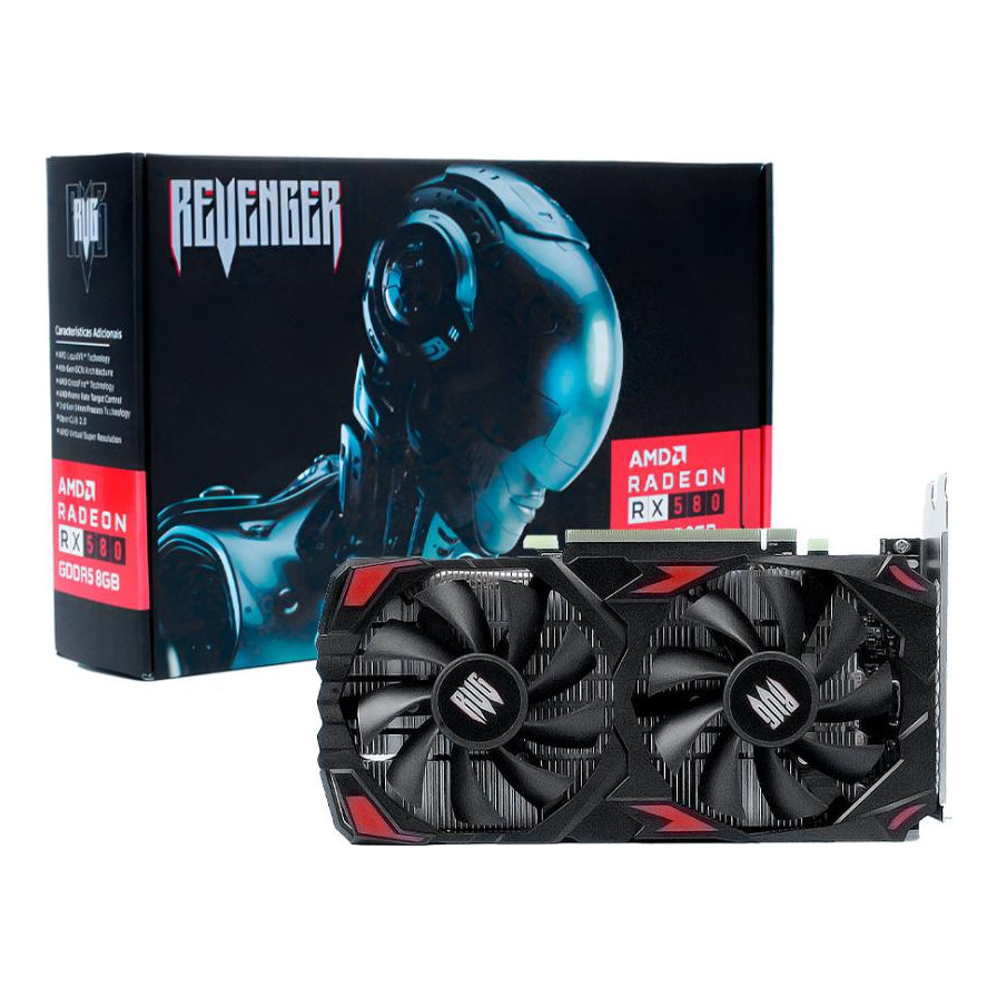 Placa De Vídeo Amd Radeon Rx580 8g Performance Extrema Top