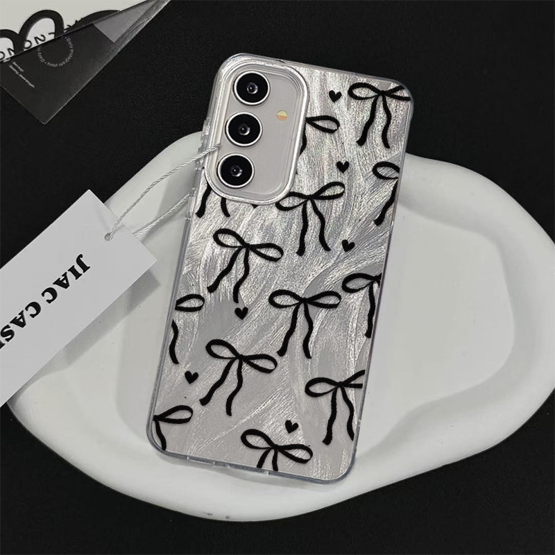 Capinha Laço preto Samsung A15 A55 A14 S24 S23 S22 ULTRA  A05S A54 A13 A35 A32 S20FE Capa em Oferta na Shopee