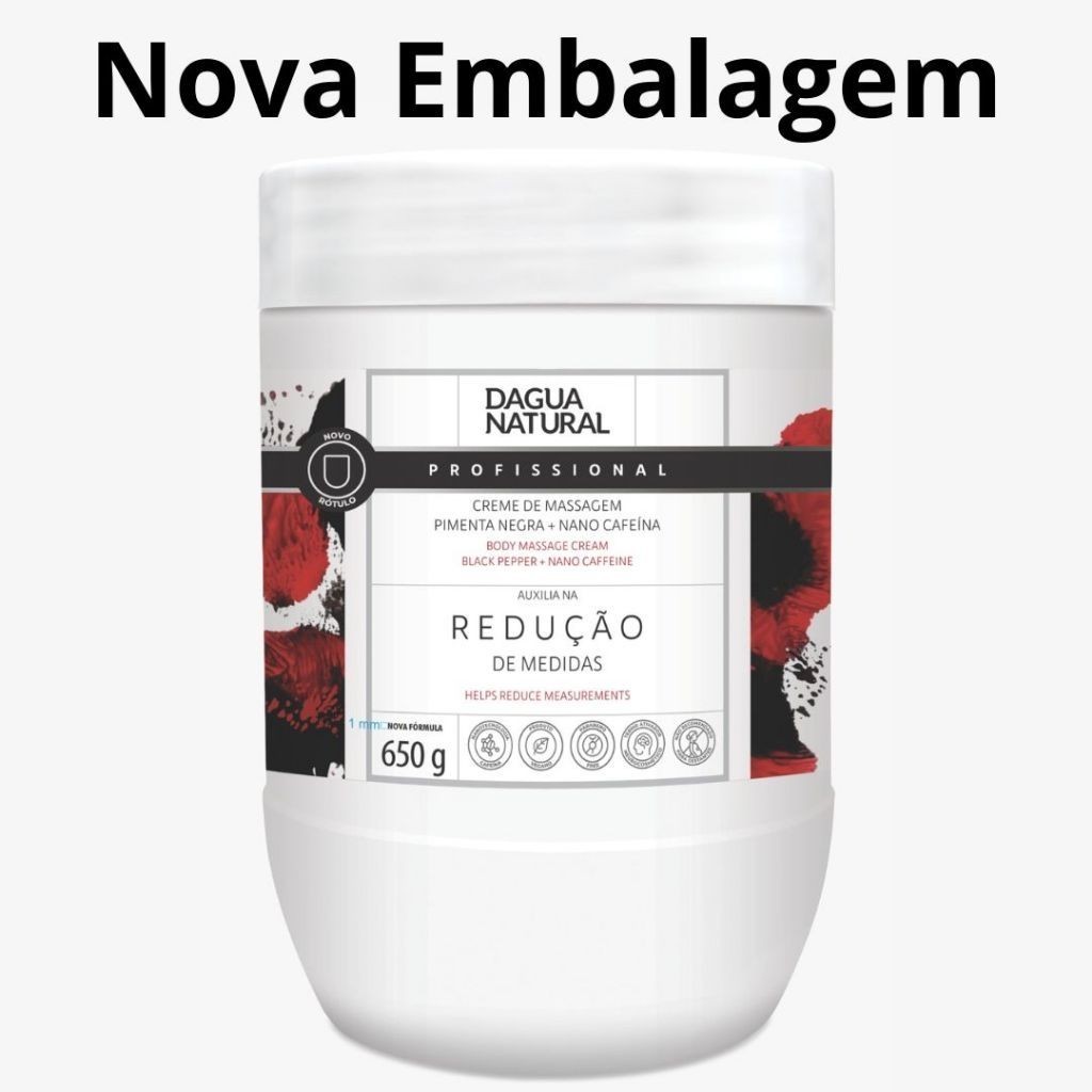 Creme Massagem Redutor Medidas E Celulite Pimenta Negra 650g em Oferta na Shopee